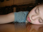 Anna Beth asleep